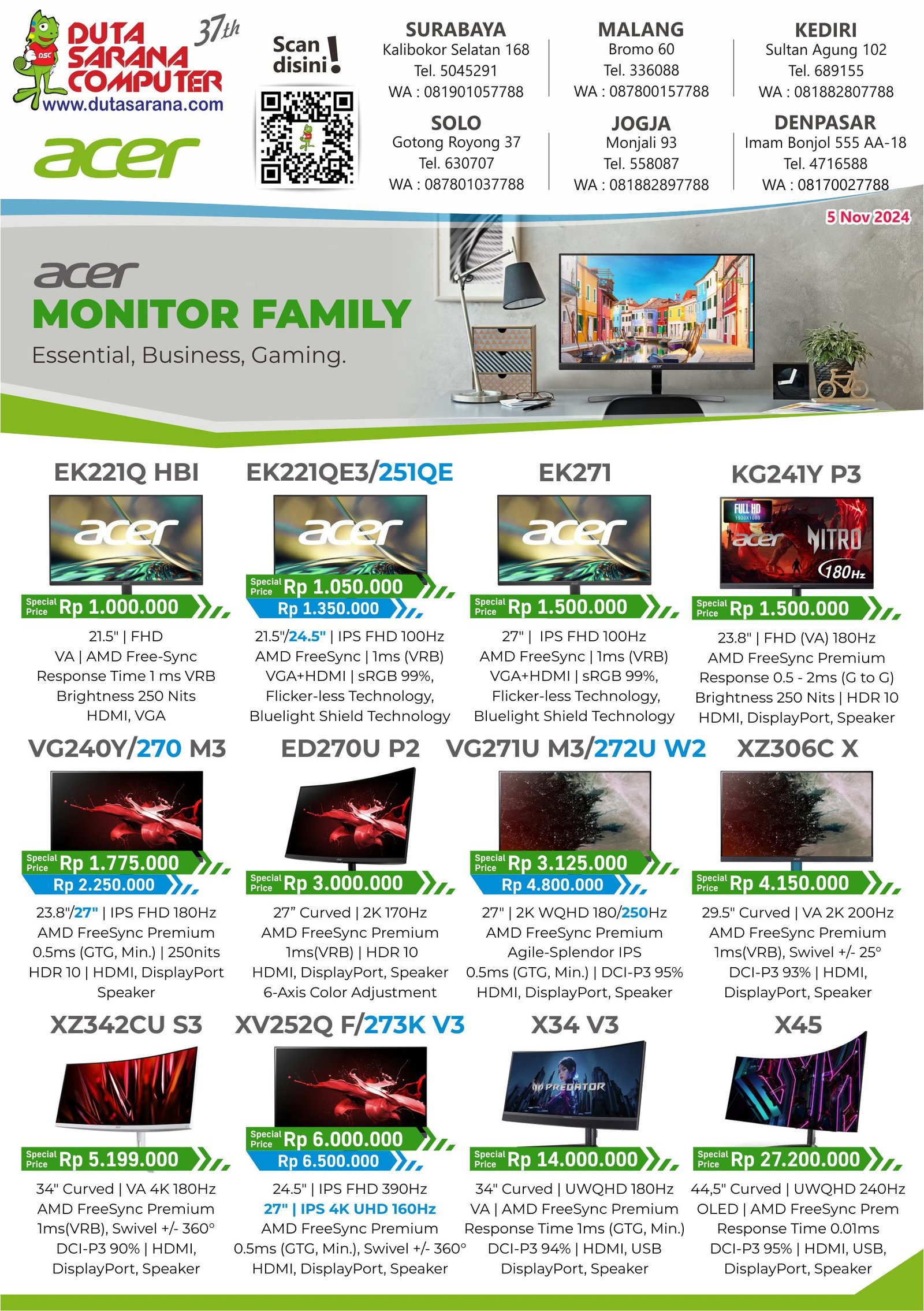 DUTA SARANA COMPUTER - PRICE LIST