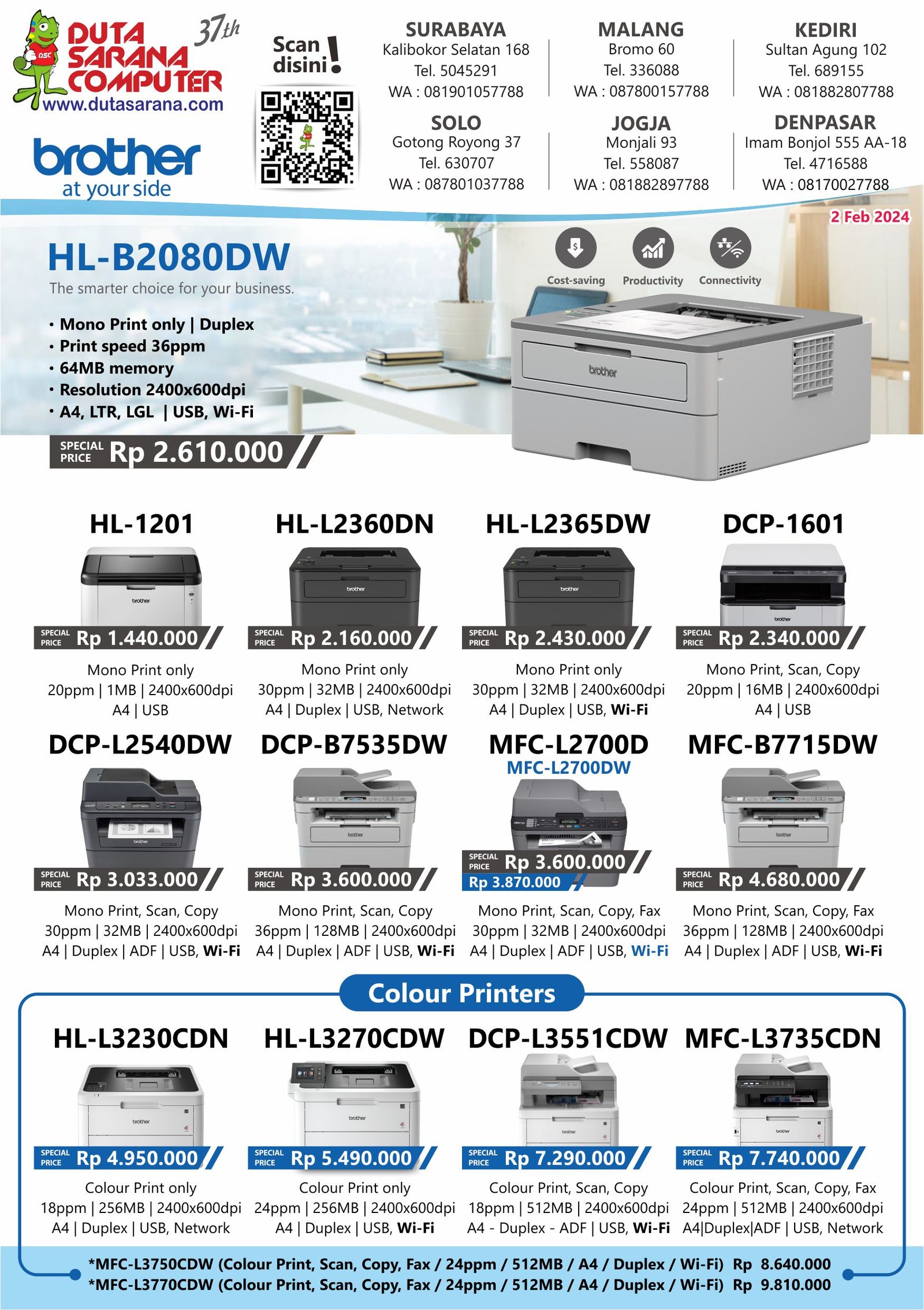 DUTA SARANA COMPUTER - PRICE LIST